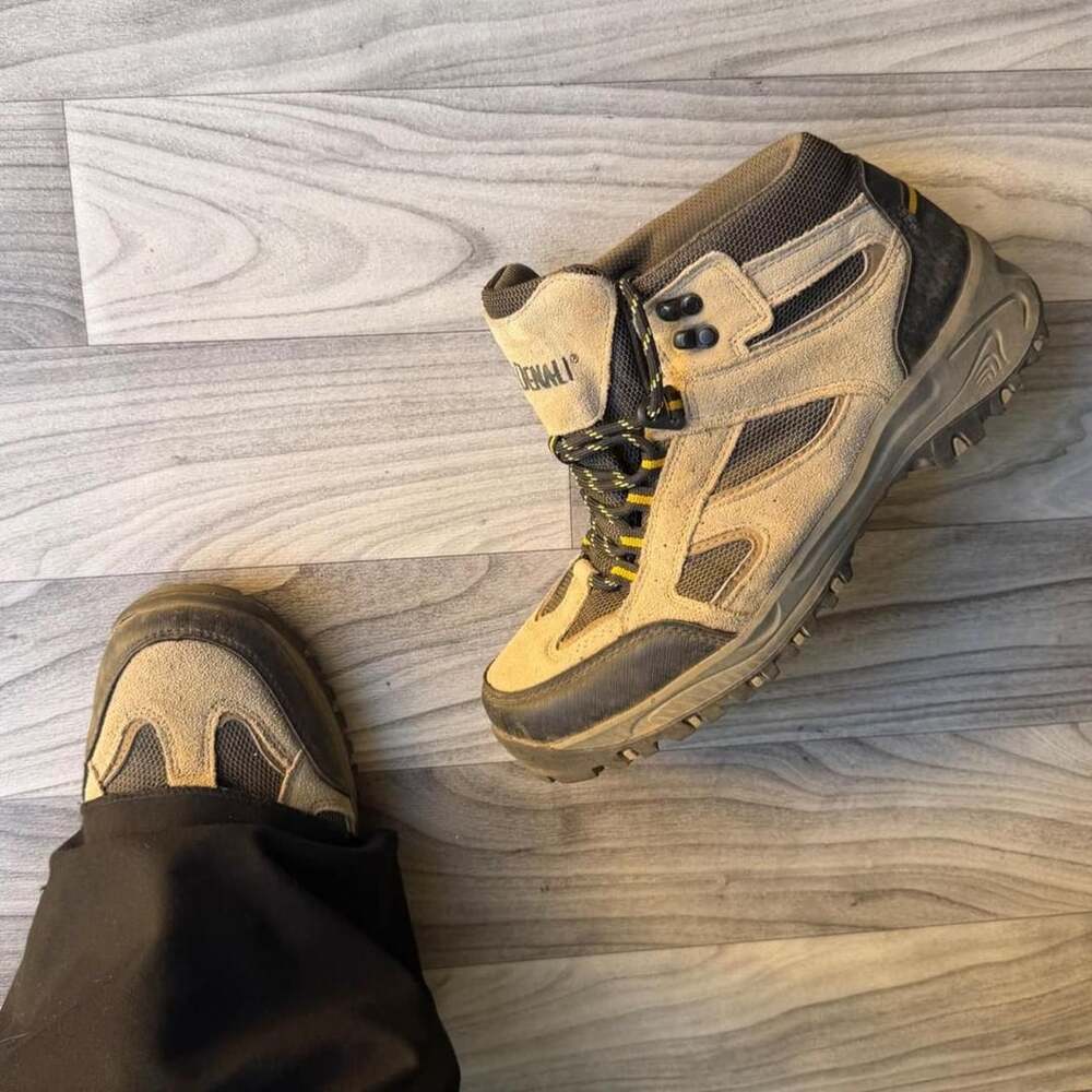 Denali Hiking Outdoor Boots Men Size 8 Khaki Y2K